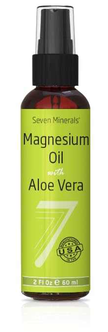 Siete Minerales Puro Óleo de Magnesio Puro - Farmacéutico (USP) Grado, más alta resistencia - Minado en EE.UU.