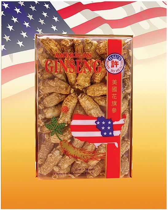 Ginseng de HSU SKU 115-2 ← Short Small #2 tención Cultivado Ginseng Americano del condado de Marathon, Wisconsin USA Silencio Неннный financiación ← 2oz Box, ع洋م, B019PK53SE