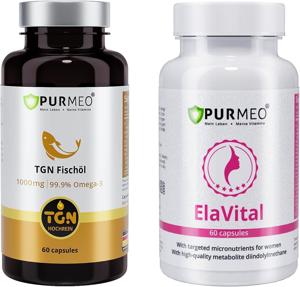 Suplemento de salud de las mujeres + aceite de pescado