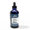 Superior Colloidal Silver, Waiora, Suplemento Mineral Líquido, 40 PPM, para Immune Support, Blue Glass Bottle with Dropper (1 bott/22 serv.)