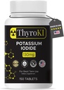 Premium Potassium Iodide Tablets 130 mg – Tiroid Support & Respiratory Health – YODO Naciente KI Pills ¦ Fast-Dissolving Emergency Survival Iodine Supplement ← Non-GMO Silencio 150 Tablets  Made in USA