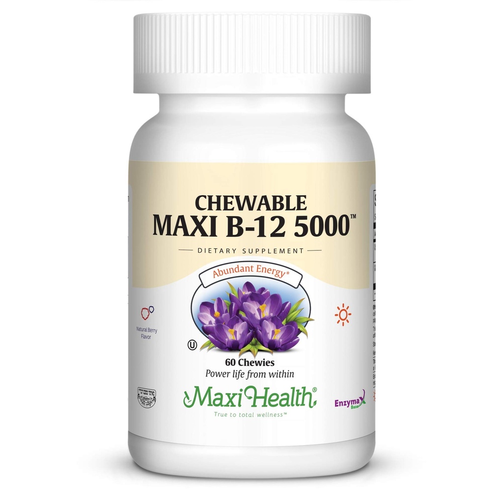 Chewable Maxi B-12 5000 60 Tablas Chewable