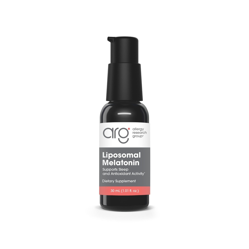 Grupo de investigación de alergia Liposomal Melatonina Suplemento - Oral Sleep Spray for Adults, 1mg Liquid Melatonin, Pura, Fast Acting Formula - 1 Fl Oz