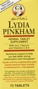 Lydia Pinkham Herbal Suplemento Tablas para Menstruación y Apoyo a la menopausia, 72 Cuenta