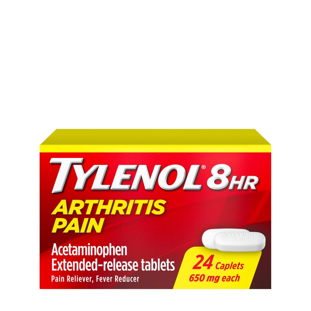 TYLENOL Artritis Dolores Empujar > Turn Cap 24 ea ( Pack de 3)