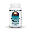 Fuente Naturales Magnesium Malate, apoya músculos y producción de energía*, NonGMO, Suplemento Vegetariano de Magnesio Amistoso, 3.750 MG por Serving - 90 Tablets