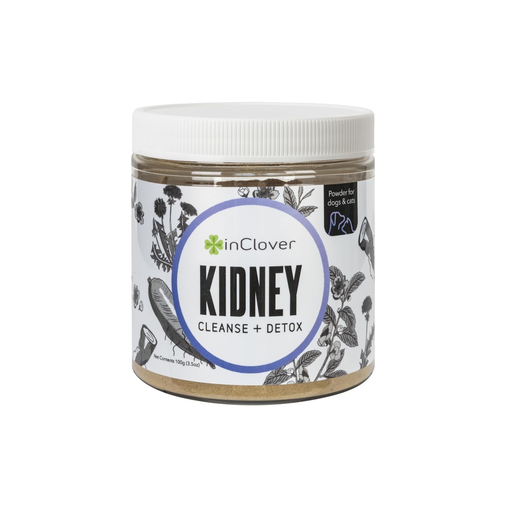 InClover Kidney – Suplemento de salud de vejiga y orina para gatos de perros - con Resveratrol (Fundado en cangrejos), L-Carnitina &amp; D-Mannose – Soporta una función renal sana y óptima