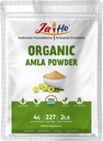 Jai Ho Orgánica Amla Berry Powder (Amalaki), 2 LB - Rico en Antioxidante Vitamina C Silencioso InmunityGluten Free, Vegan, Non-GMO - Resealable Zip Lock Pouch