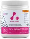 ATP LAB Total Radiance Collagen - Peach Mango Flavor, 360g - Colagen Peptides Powder for Women - Hydrolyzed Collagen Protein Supplement with Biotin