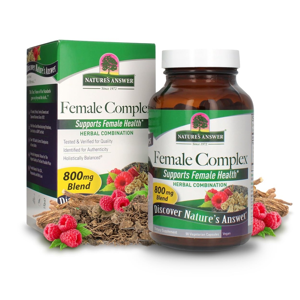 Respuesta de la naturaleza Complejo femenino, 90-Count,800 mg por la respuesta de la naturaleza