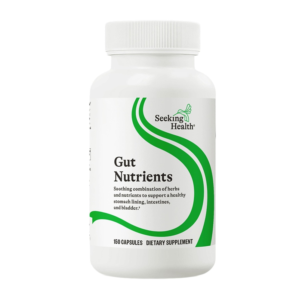 Optimal GI TENIDO Glutamine-Free Supplement TEN Digestive and Gastrointestinal Support Silencio Seeking Health (150 Capsules) TEN 30 Servings