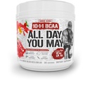 5% Nutrición Rich Piana AllDayYouMay BCAA Powder ← Premium Intra " Post Workout Amino Acidos, Hidratación, Resistencia, Recuperación del Musculo, Apoyo Conjunto " Liver TEN 16.93 oz, 30 Servings (Fruit Punch)
