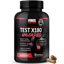 Prueba FACTOR X180 Booster de testosterona sin plomo para hombres para construir músculo, aumentar fuerza y mejorar el rendimiento, testosterona suplemento para la salud de los hombres, 90 cápsulas