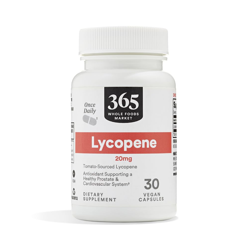 365 por Whole Foods Market, Lycopene 20 mg, 30 Cuenta