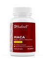Safrel Organic Maca Root Negro, Rojo, Amarillo 1900 MG por Serving - 120 Vegan Capsules Peruano Maca Root Gelatinized 100% Puro Non-GMO Apoyos Reproductive Health Natural Energizer