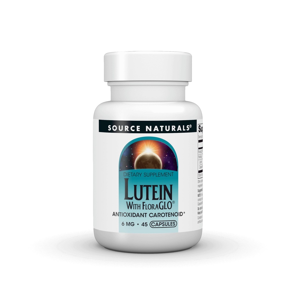 Fuente Natural Lutein con FloraGLO, Carotenoide Antioxidante* -6 mg, 45 cápsulas