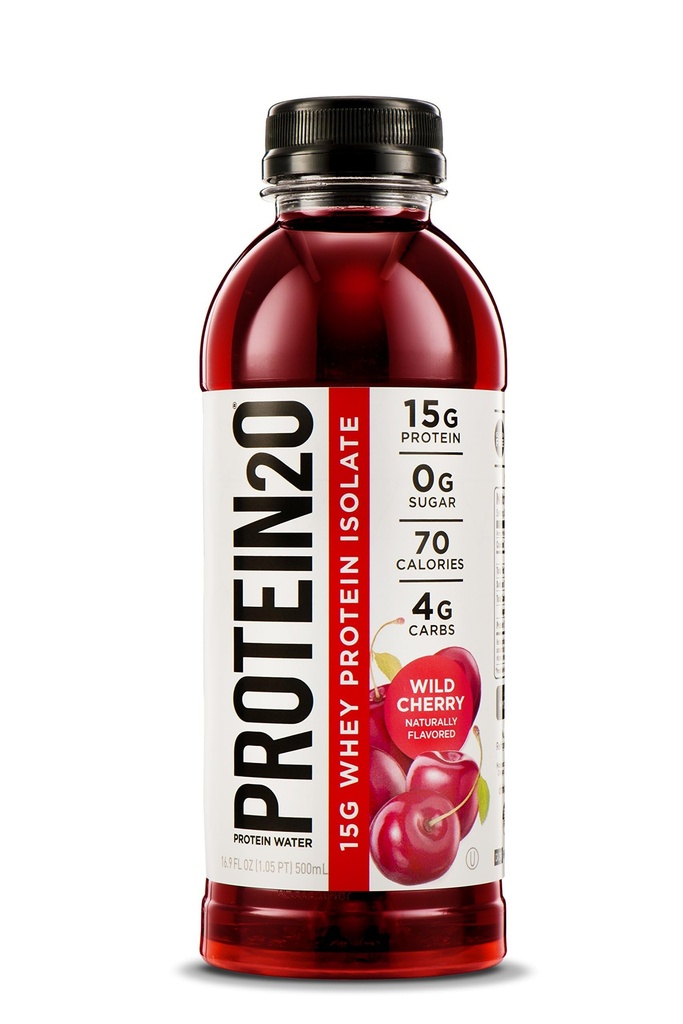 Protein2o Agua de Proteína Saborizada, Splash de Berry, 12 pack