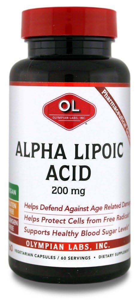 OLYMPIAN LABS Alpha Lipoic Acid 200 Mg, 0,15 libras