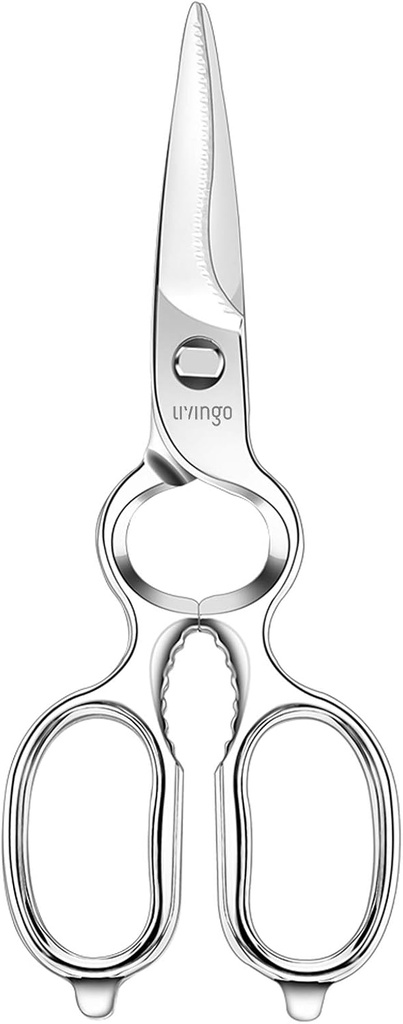 Las tijeras de acero inoxidable multifunción LIVINGO Forged Shears Heavy Duty Come Apart Las tijeras de acero inoxidable multifunción