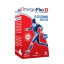 INVIGOFLEX® D - 1500mg de sulfato de Glucosamina ( Formulación Clásica) - Suplemento Conjunto Premium para rodillas, manos, espalda, " Hip Support D: Glucosamine Sulfate, cápsulas - 60 Ct
