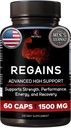 HGH Suplementos para Hombres - Regains Natural Anabólico Crecimiento del Musculo " Hormona de Crecimiento Humano para Hombres, Muscle Builder para Hombres, Muscle Recovery Post Workout Suplemento, 60 Píldoras Proteína