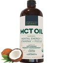 Viva Naturals MCT orgánico Oil, 32 fl oz – MCT Oil for Coffee, USDA Organic, Non-GMO, Paleo Certified " Keto Friendly, Supports Energy " Mental Clarity