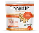 USDA Organic Natural Ginger Tummydrops, Gluten Free &amp; Vegan, 33 Individualmente Wrapped Drops in a Resealable Bag