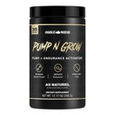 Bomba de músculo anabólica Warfare-N-Grow Suplemento Caffeine Free Pre Workout with L-Citrulline, L-Arginine, Beta-Alanine (Au Naturel – 30 Servings)