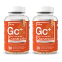 Elementos esenciales Glucosamine Chondroitin MSM Boswellia Serrata Hyaluronic Acid Supplement Joint Support Antioxidant Supplement for Flexibility - 180 Capsules (2-Pack)