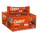 Quest Nutrition Crispy Chocolate Caramel Pecan Hero Protein Bar, 15g Protein, 1g Sugar, 3g Net Carb, Gluten Free Protein Snack, Keto Friendly, 12 Conde
