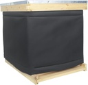 Bee Hive Wrap, Invierno Hives Beekeeping Supplies fit 1 Deep Hives with 1 Medium Hive Box, Winter Protection Cover 600D Oxford Insulated Cover, Lightweight, Reusable (81"x15.7")