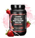 DMoose Grass Fed Whey Protein Powder - para el crecimiento muscular " recuperación, naturalmente endulzado " , rico en ácidos aminoácidos, Fast Absorbing Performance Fórmula (2 libras, fresa)
