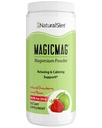 NaturalSlim Magicmag Pure Magnesium Citrate Powder – Estrés, Estreñimiento, Muscle, Heart Health y Sleep Support ← Natural Strawberry & Lime Flavored Magnesium Supplement - 8oz Drink Mix (Solo)
