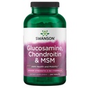 Swanson Glucosamine Chondroitin MSM (methylsulfonylmethane) 3-in-1 Fórmula Mixta Movilidad Flexibilidad Cómoda cartílago conectivo Tisssue Health Support Dietary Supplement 240 Tablets (Tabs)