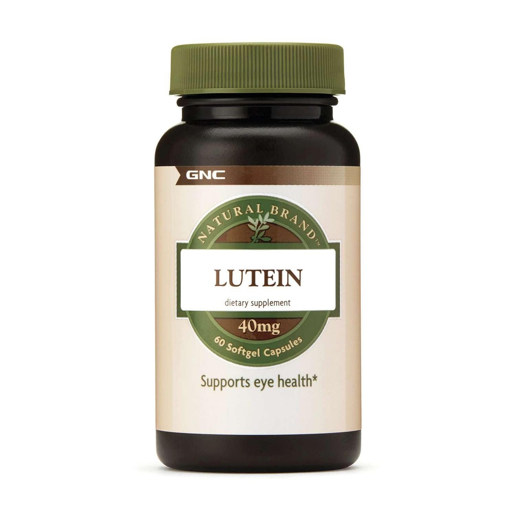 GNC Lutein 40mg, apoya la salud ocular, 60 Softgels