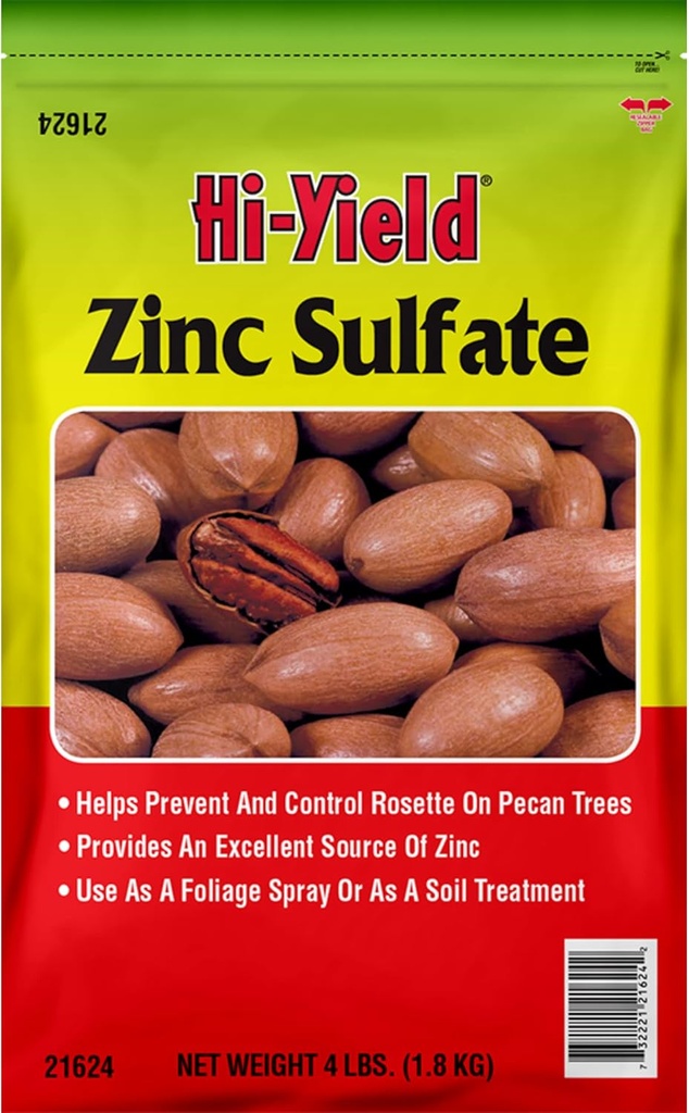 Hi-Yield (21624) Sulfato de zinc (4 libras.)