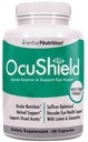 OcuShield Eye Health Vitamin Support for Healthy Eyes, Night Vision with Saffron, Lutein " Zeaxanthin, Eye Nutrients to Protect " Stimulate Ocular Health, One Bottle