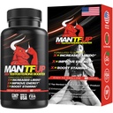 MANTFUP Vitality Enhancer for Men ← Fast-Acting Testosterone Booster &amp; Daily Supplement to Support Male Health & Libido ← Potenciadores de Testosterona ← Made in USA (1 Month Supply, 60 Caplets)