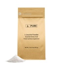 Ingredientes originales puros L-Leucine (1lb) Powder, Aminoácidos esenciales Suplemento, Lab-Verified
