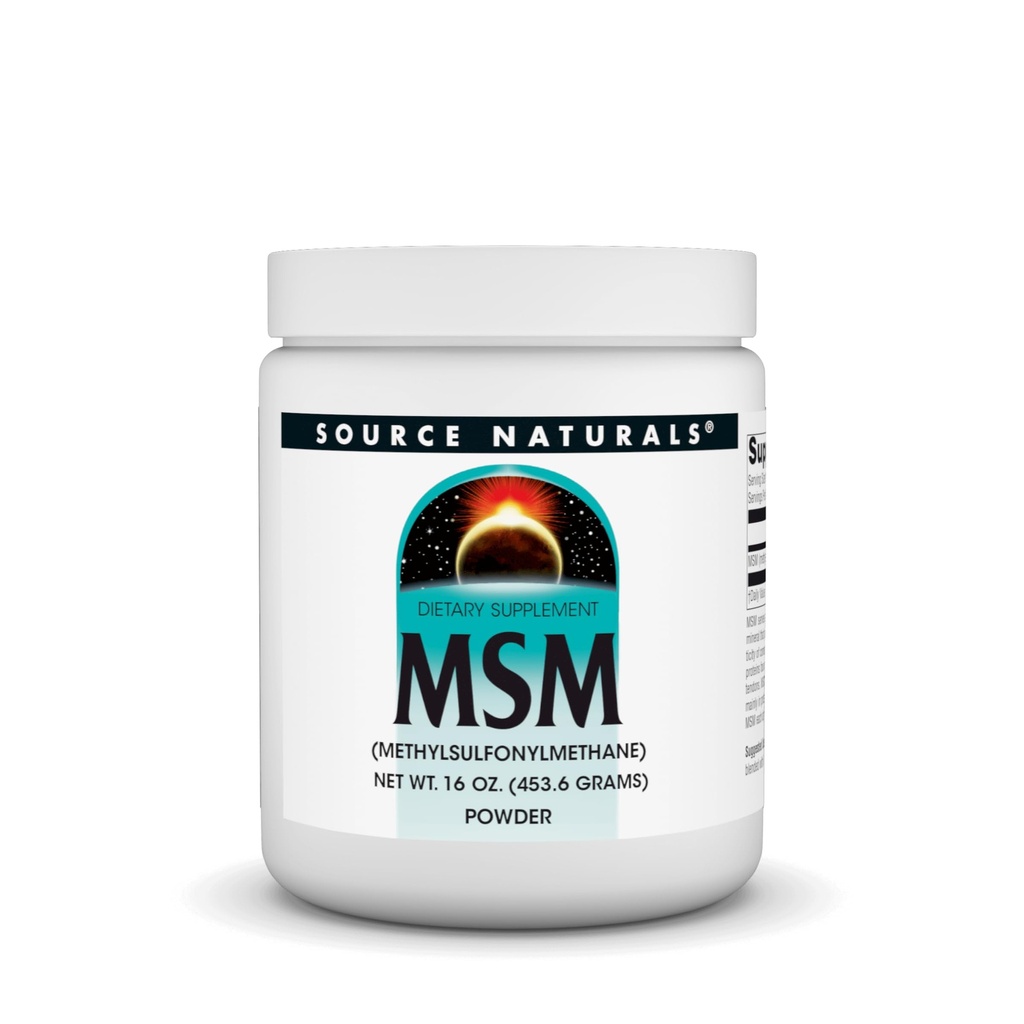 Fuente Naturals MSM, (Methylsulfonylmethane) - 16 Ounce Powder