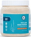 Psyllium Husk Powder- 2lb, 32oz  víspera Mezcla fácil Fibra dietética ← Limpiar su sistema digestivo Silencio Finamente Polvo terrestre ← Ideal para Keto Baking ← Non-GMO