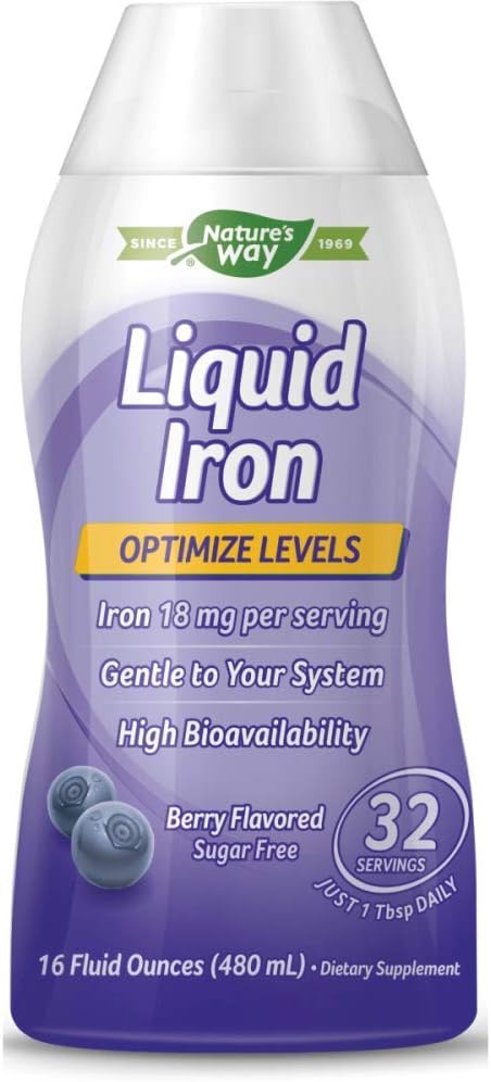 Hierro líquido - Natural Berry Flavor 16 fl onnce Liquid