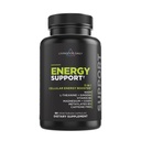 Livingood Daily Energy Support, 11-in-1 Suplemento con Magnesium, Vitamina B6, B12, Amino Acids, L Carnitine, CoQ10, Ginseng &amp; L Theanine, Supports Natural Energy for Men &amp; Women, Vegan, 60 cápsulas