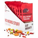 Mammoth Bar Goji Berry Trail Mix - 10 Orgánica Protein Bares – Prebiótico • Paleo • Gluten Gratis • Egg Protein • GMO Gratis • Raw • Premium Nuts