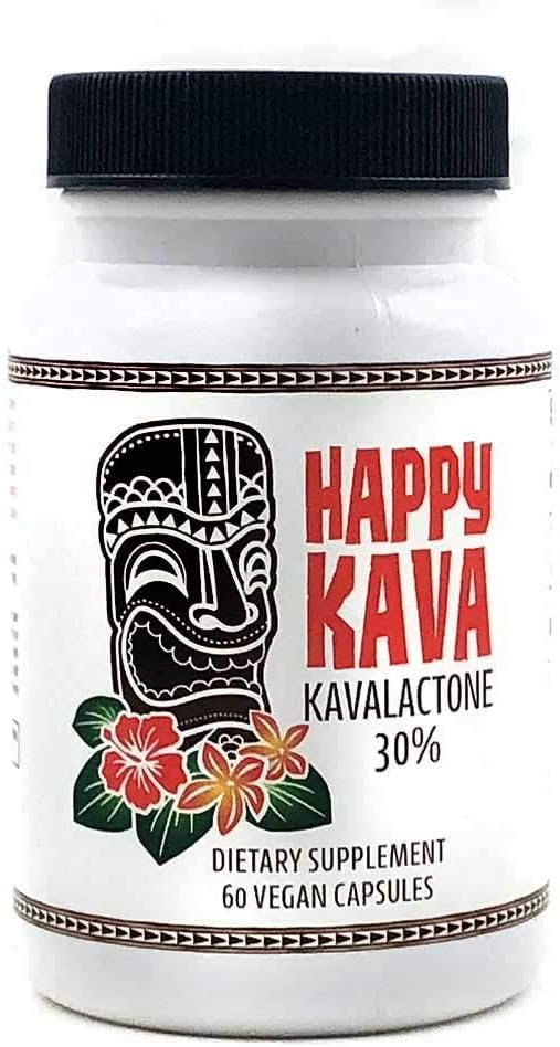 30% Kavalactone Kava Extract Capsules (60 cápsulas)