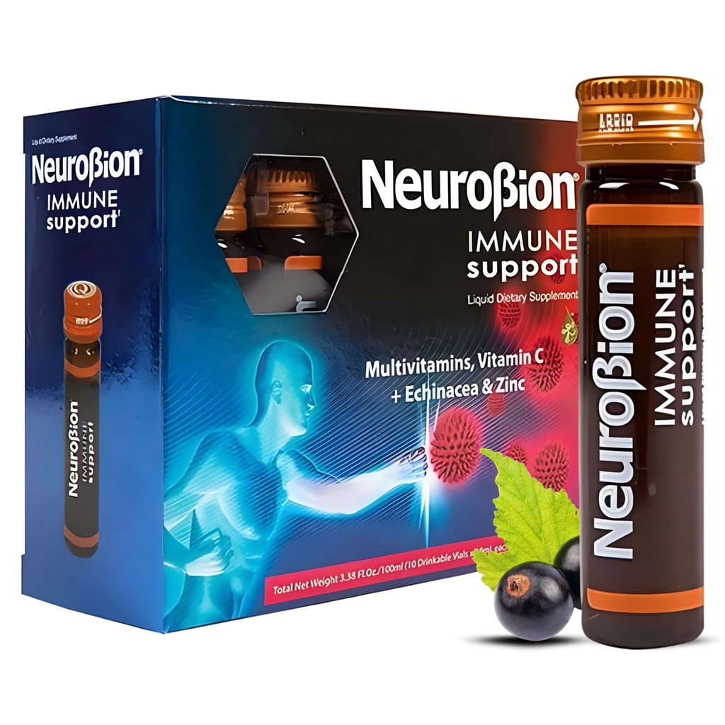 Neurobion Immune Soporte con Echinacea & Zinc 10 viales x 10 ml