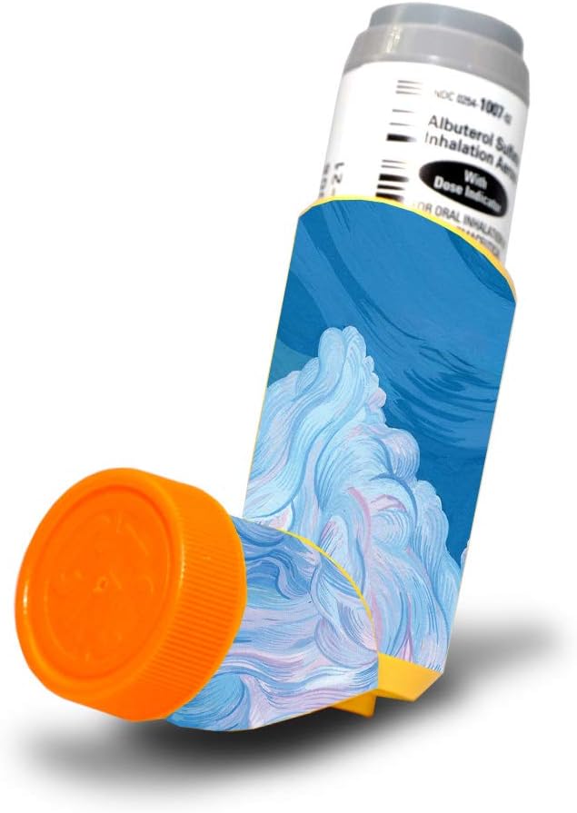 MightySkins Skin for Proventil HFA Asthma Inhaler - Drops TEN Protective, Durable, y Unique Vinyl Decal wrap Cover ← Fácil de Aplicar, Eliminar y Cambiar Estilos