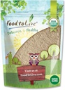 Alimentos para Vivir Polvo de Aswagandha Orgánica, 12 onzas - No GMO, Finamente Plantado Ginseng Indio, Puro, Raw, Vegan. Fácil de mezclar.