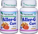 Planet Ayurveda Aller-G Care, 500mg Veg Capsules - 2 Botellas
