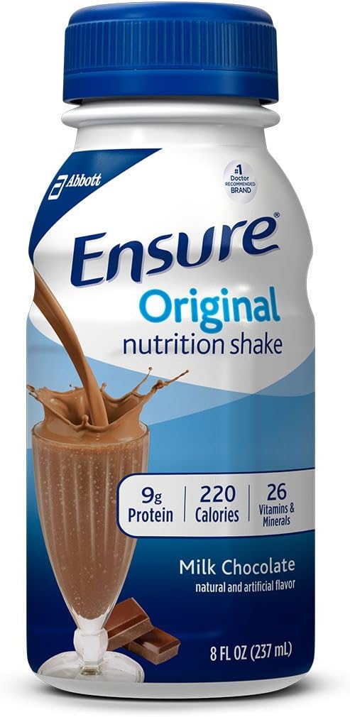 Asegurar el Afeitado de Nutrición Original con 9 Gramos de Proteína, Meal Replacement Shakes, Milk Chocolate, 8 fl oz (Pack of 16)